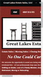 Mobile Screenshot of greatlakesestatesales.com